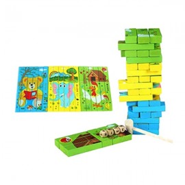 Ahşap Puzzle Denge Oyunu