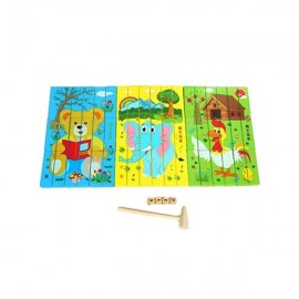 Ahşap Puzzle Denge Oyunu