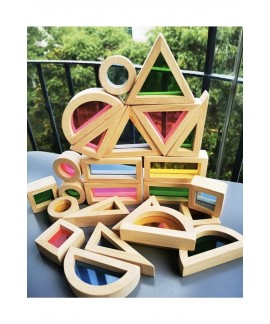 Rainbow Montessori Gökkuşağı Blokları 24 Parça..