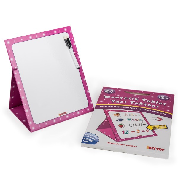 Manyetik Tablet Yazı Tahtası-Pembe