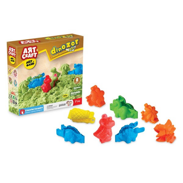 Dinozor Kum Seti 500 gr 