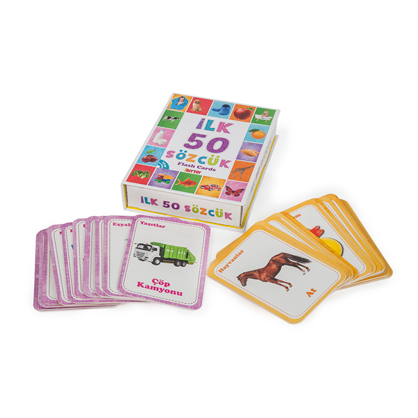 İlk 50 Sözcük Flash Card 